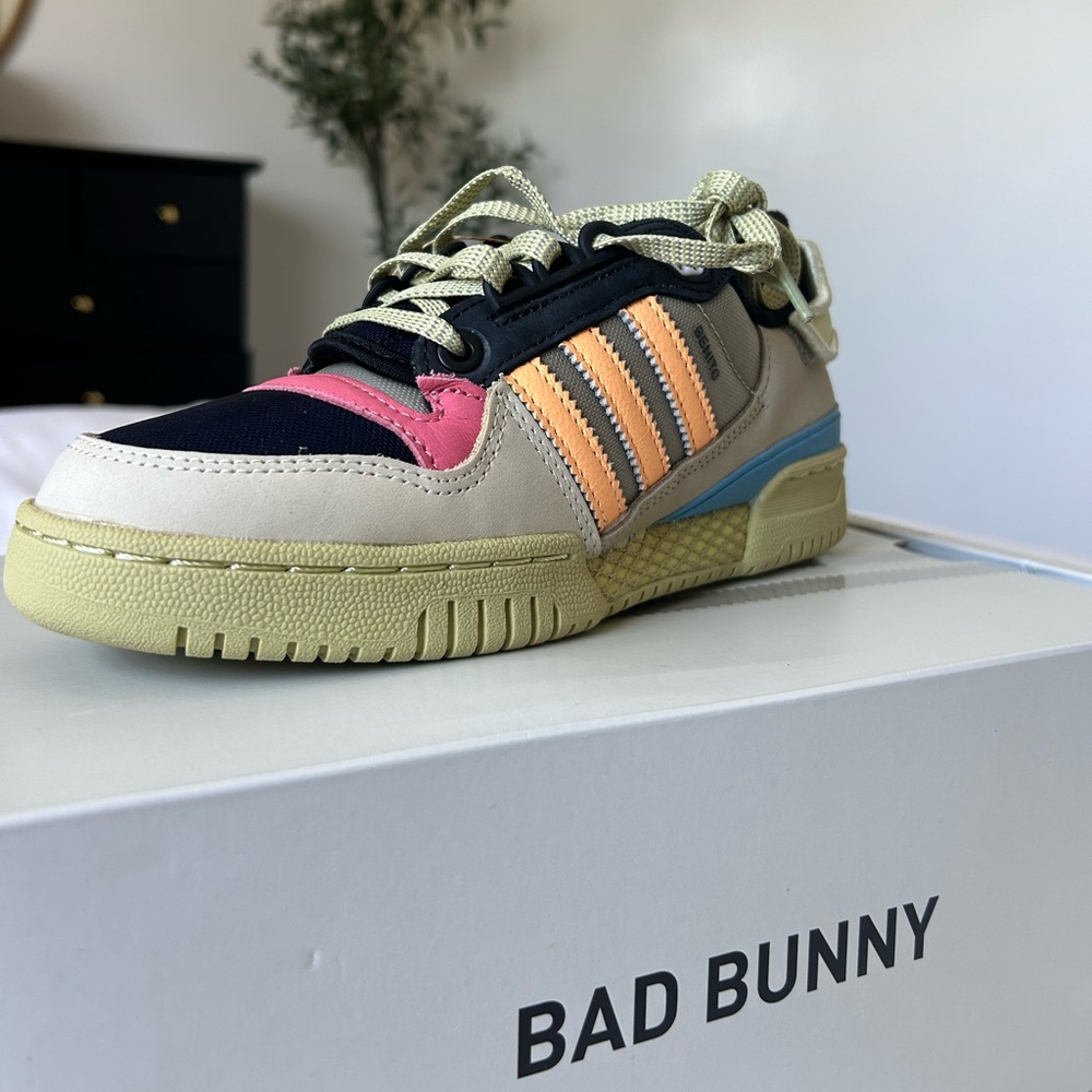 Adidas x Bad Bunny Forum Low Multicolor Sneakers | NWT | Women’s Size 6